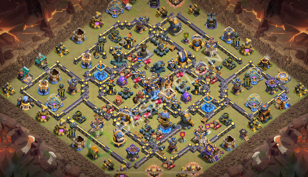 Town Hall Level 18 War Base Design 2026, Anti Everything, Layout #3052