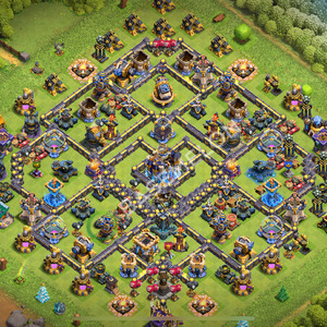 Town Hall Level 18 Farm Base Design 2026, Anti 3 Stars, Hybrid, Layout #3071