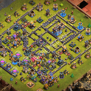 Hôtel de Ville Level 18 Trophées/Défense Base  2026, Anti 3 Étoiles, Anti Tout, Village #3122