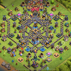 Town Hall Level 18 Trophy/Defense Base Design 2026, Legend League, Layout #3215