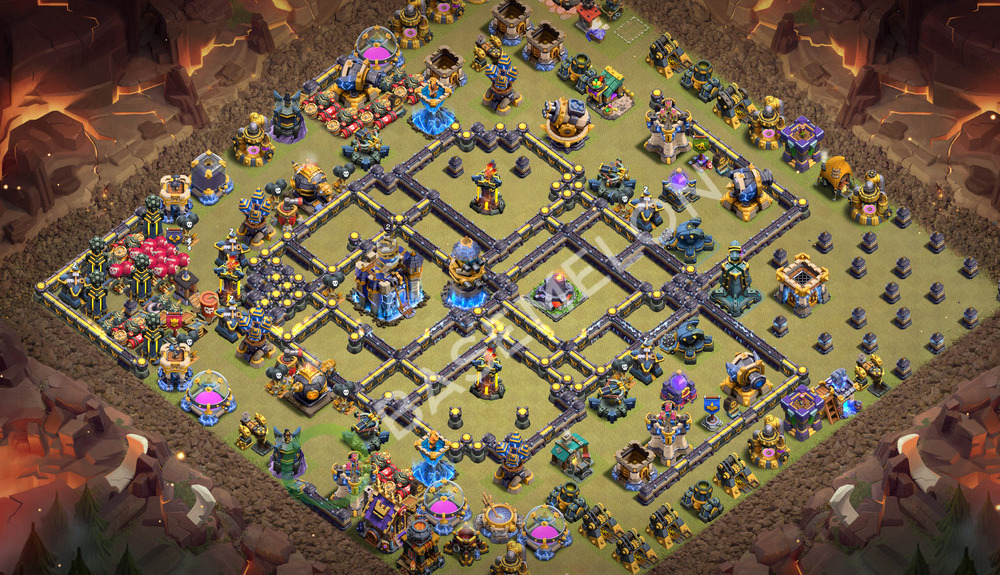 Rathaus Level 18 Krieg Base 2026, Layout #3251