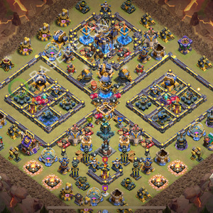 Town Hall Level 18 War Base Design 2026, Anti 3 Stars, Layout #3300
