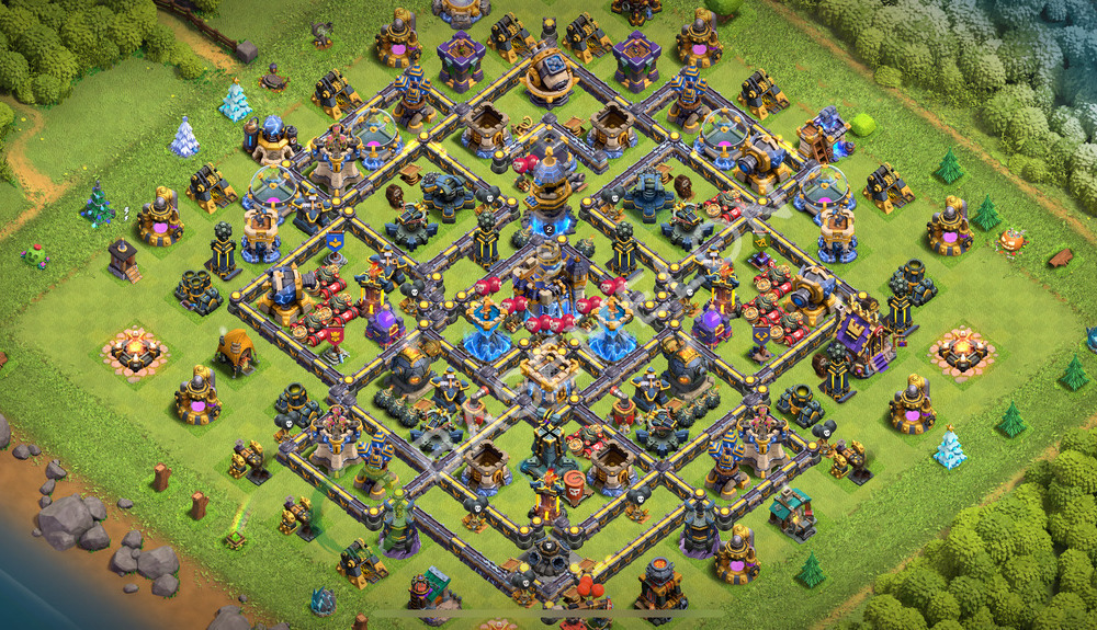 Town Hall Level 18 Farm Base Design 2026, Anti 3 Stars, Layout #3310