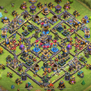 Town Hall Level 18 Farm Base Design 2026, Anti 3 Stars, Layout #3310