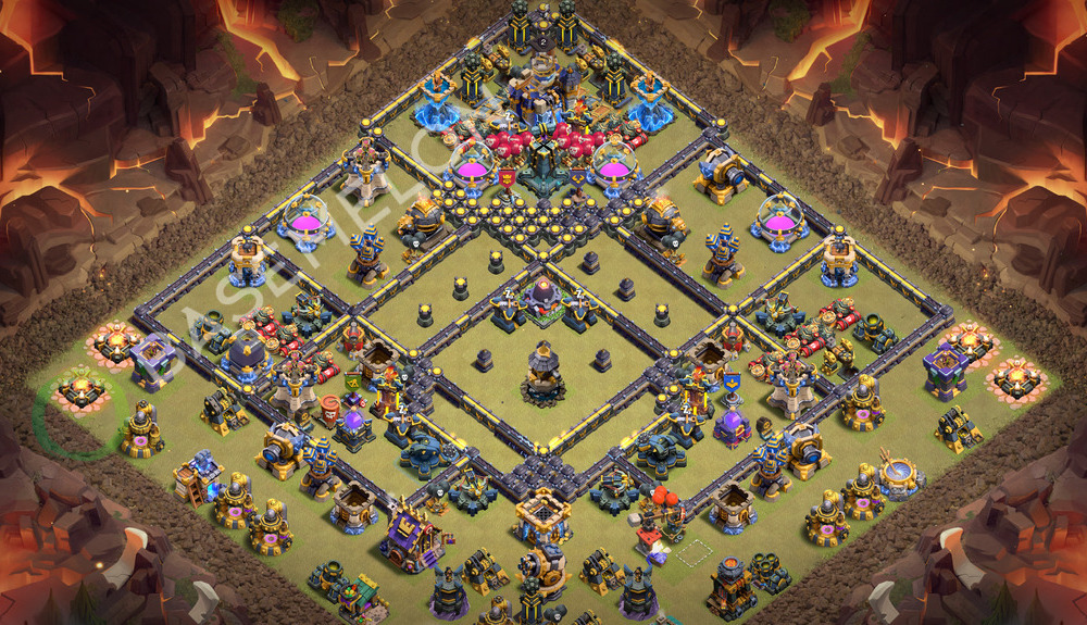 Town Hall Level 18 War Base Design 2026, Anti Everything, Layout #3313