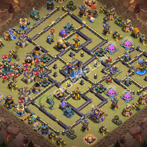 Town Hall Level 18 War Base Design 2026, Anti 3 Stars, Layout #3320