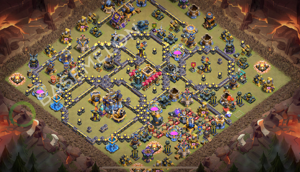 Town Hall Level 18 War Base Design 2026, Layout #3359