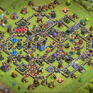 Town Hall Level 18 Trophy/Defense Base Design 2026, Anti Everything, Layout #3422
