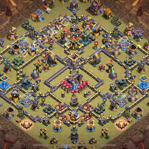 Town Hall Level 18 War Base Design 2026, Layout #3443