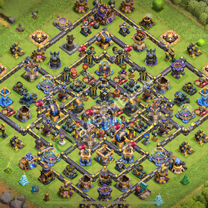 Aldea del Ayuntamiento Nivel 18 para Defensa, Anti 2 Estrellas, Liga Leyenda Diseño 2026, #3482