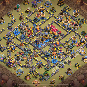 Hôtel de Ville Level 18 Guerre GDC Base  2026, Anti 2 Étoiles, Anti Tout, Village #3505