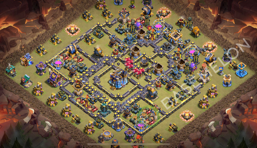 Town Hall Level 18 War Base Design 2026, Layout #3521