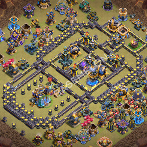 Town Hall Level 18 War Base Design 2026, Anti 3 Stars, Layout #3535