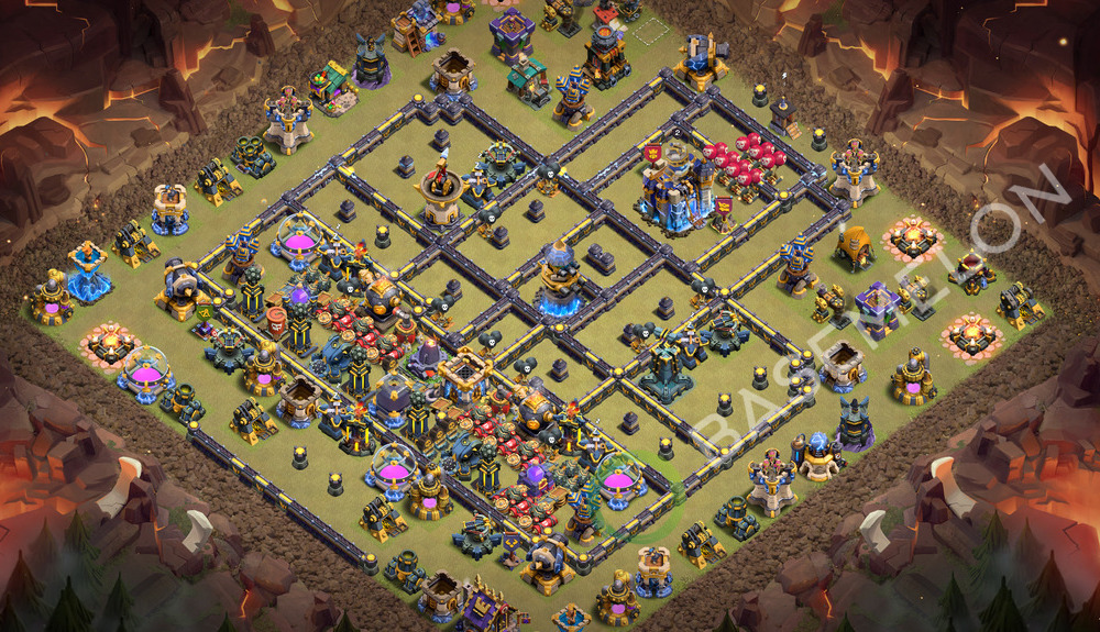 Town Hall Level 18 War Base Design 2026, Layout #3542