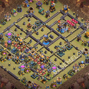 Town Hall Level 18 War Base Design 2026, Layout #3542