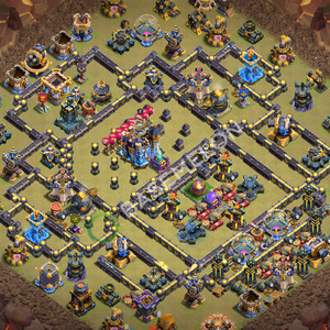 Town Hall Level 18 War Base Design 2026, Anti 2 Stars, Anti Everything, Layout #3550