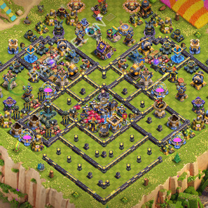 Town Hall Level 18 Trophy/Defense Base Design 2026, Anti 2 Stars, Legend League, Layout #3556