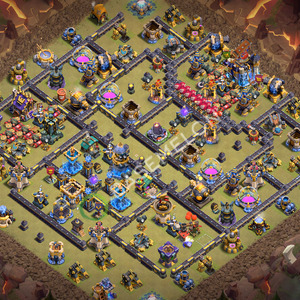 Town Hall Level 18 War Base Design 2026, Layout #3572