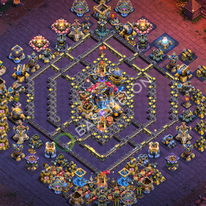 Town Hall Level 18 War Base Design 2026, Layout #3575