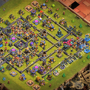 Town Hall Level 18 Farm Base Design 2026, Anti Everything, Layout #3583