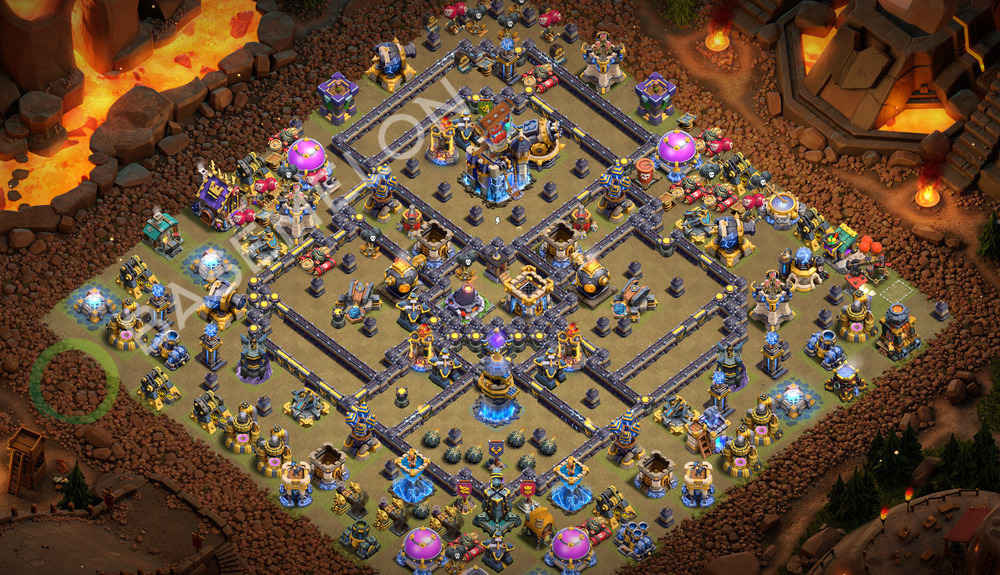 Hôtel de Ville Level 18 Guerre GDC Base  2026, Village #3620