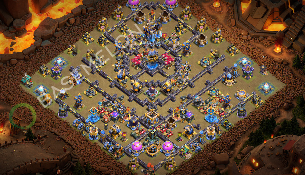 Hôtel de Ville Level 18 Guerre GDC Base  2026, Anti Tout, Village #3624