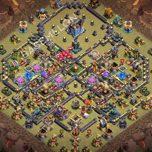 Hôtel de Ville Level 18 Guerre GDC Base  2026, Village #3636