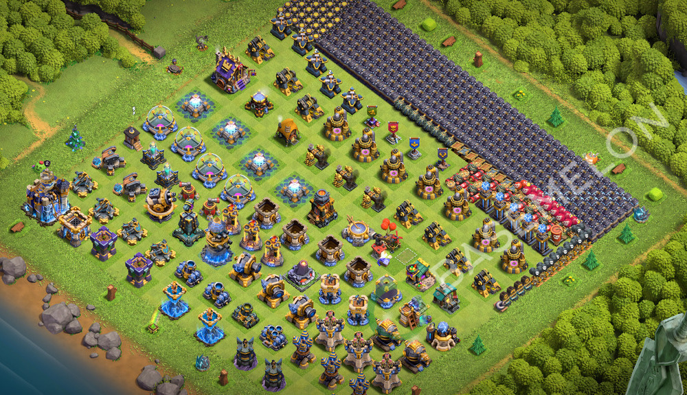 Rathaus Level 18 Progress Base 2026, Layout #3642