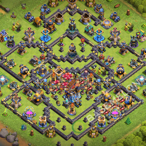 Town Hall Level 18 Trophy/Defense Base Design 2026, Anti 3 Stars, Anti Everything, Layout #3647