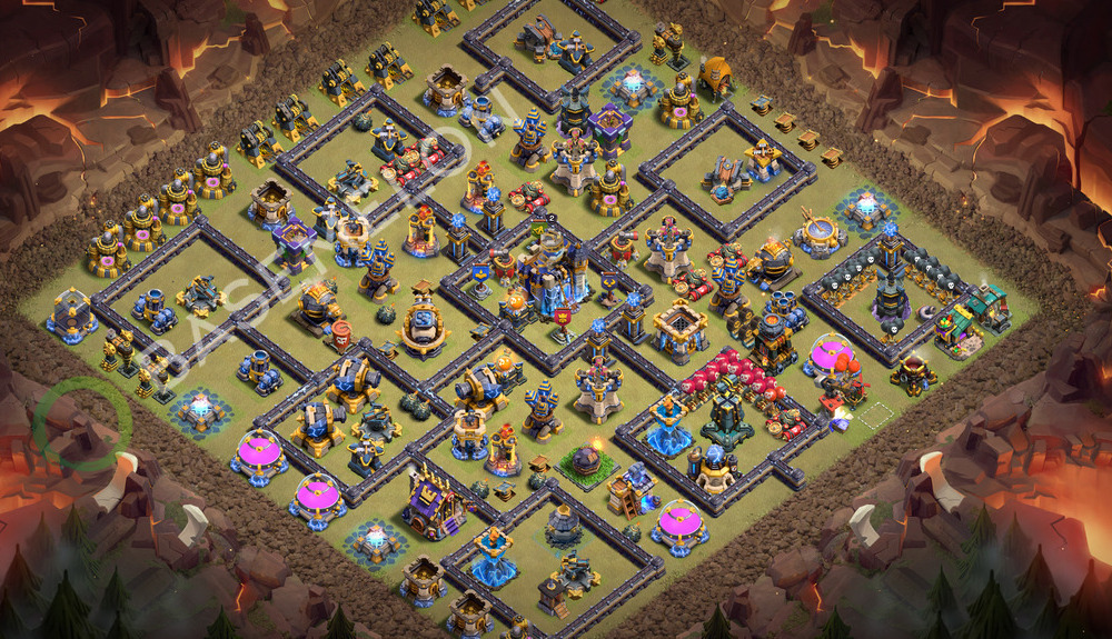 Town Hall Level 18 War Base Design 2026, Max Levels, Anti 2 Stars, Layout #3649