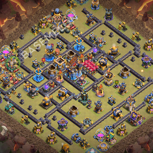 Town Hall Level 18 War Base Design 2026, Layout #3664