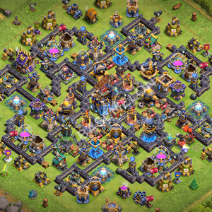 Town Hall Level 18 Trophy/Defense Base Design 2026, Layout #3665