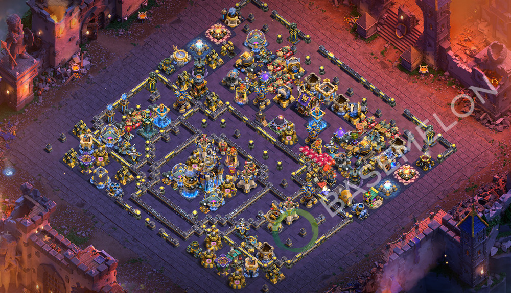 Town Hall Level 18 War Base Design 2026, Layout #3687