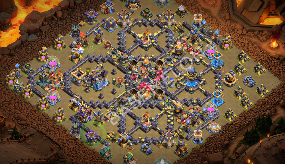Town Hall Level 18 War Base Design 2026, Anti 3 Stars, Anti Everything, Layout #3690