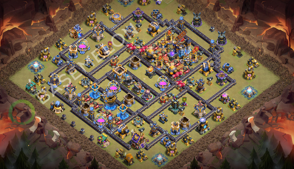Town Hall Level 18 War Base Design 2026, Anti 3 Stars, Anti Everything, Layout #3696