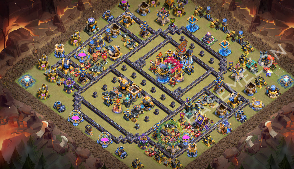 Town Hall Level 18 War Base Design 2026, Layout #3699