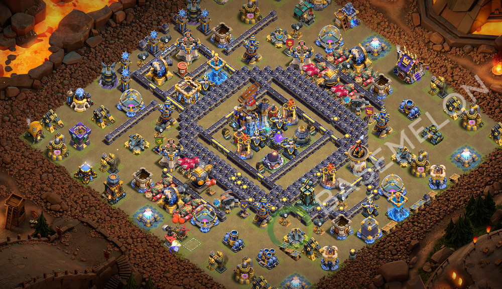Town Hall Level 18 War Base Design 2026, Layout #3703