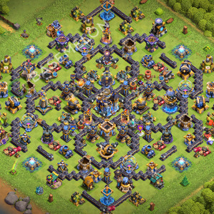 Town Hall Level 18 Trophy/Defense Base Design 2026, Anti 3 Stars, Layout #3704