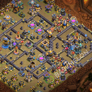 Town Hall Level 18 War Base Design 2026, Layout #3705