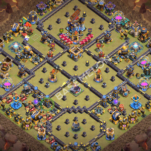 Hôtel de Ville Level 18 Guerre GDC Base  2026, Anti 3 Étoiles, Anti Tout, Village #3731