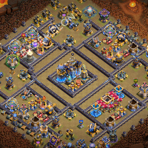 Town Hall Level 18 War Base Design 2026, Anti 3 Stars, Layout #3748