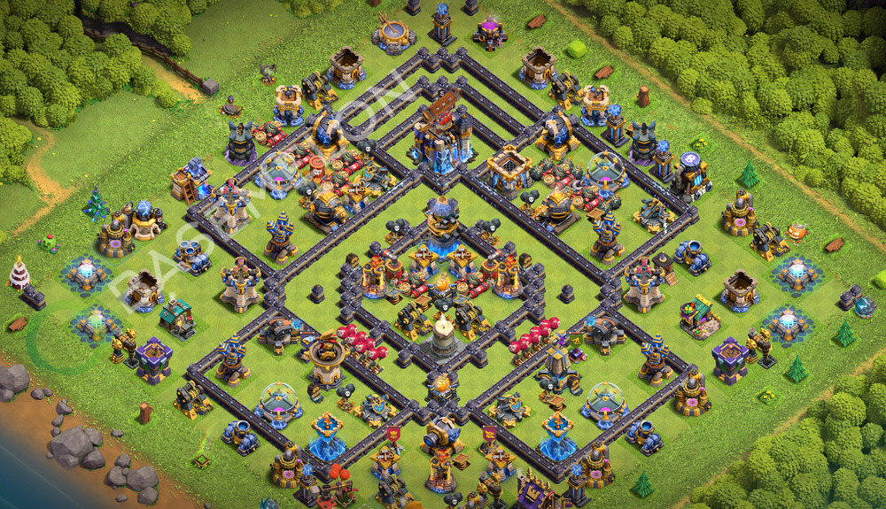Town Hall Level 18 Trophy/Defense Base Design 2026, Anti 3 Stars, Anti Air, Layout #3751