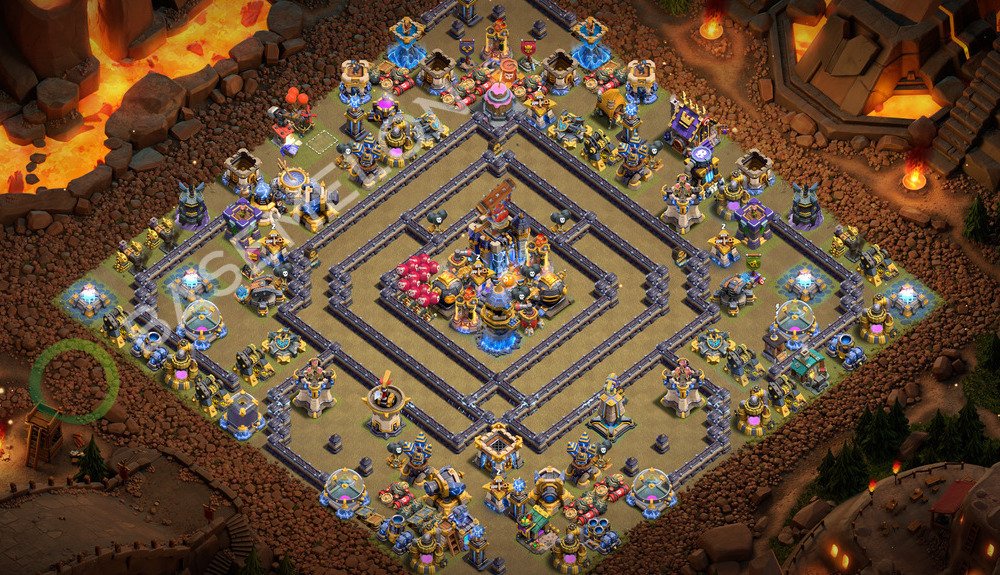 Town Hall Level 18 War Base Design 2026, Layout #3763