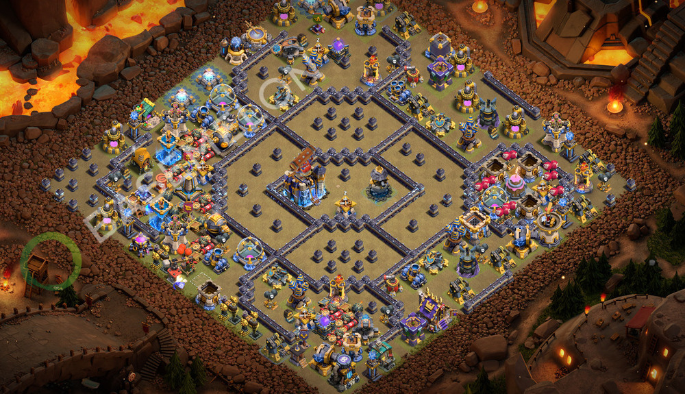 Town Hall Level 18 War Base Design 2026, Layout #3764