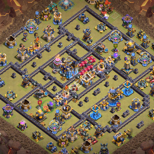 Rathaus Level 18 Krieg Base 2026, Anti 3 Sterne, Anti Alles, Layout #3776