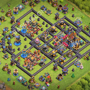 Town Hall Level 18 Trophy/Defense Base Design 2026, Anti Everything, Legend League, Layout #3777