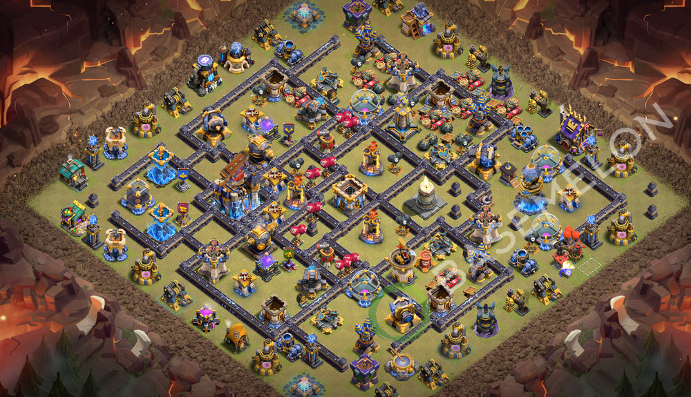 Town Hall Level 18 War Base Design 2026, Anti Air, Layout #3790