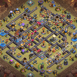 Town Hall Level 18 War Base Design 2026, Anti Air, Layout #3790