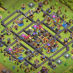 Town Hall Level 18 Trophy/Defense Base Design 2026, Anti Air, Layout #3791