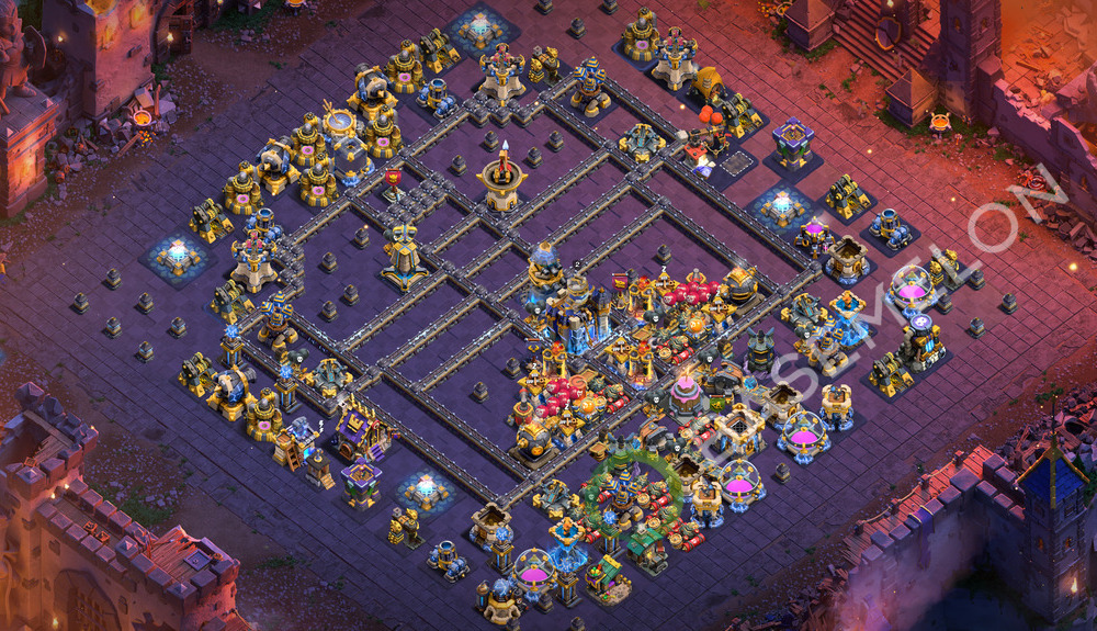 Town Hall Level 18 War Base Design 2026, Legend League, Layout #3798
